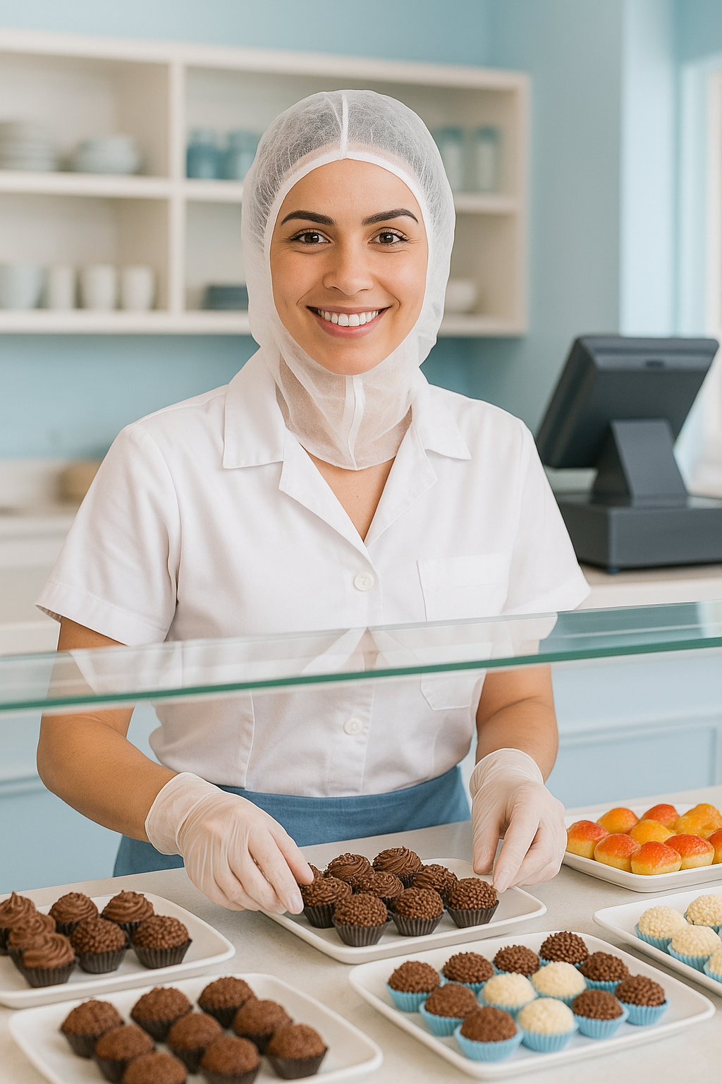 Profissionais da odontologia utilizando kits cirúrgicos